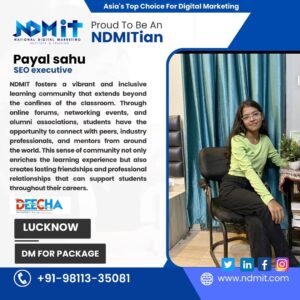 NDMIT  Digital Marketing Course in Lucknow