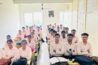 Students studying attentively in a classroom at Shree Shyam Paramedical College, Jaipur.