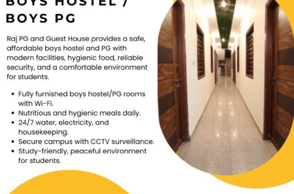 Sharing Basis Paying Guest Accommodation | Raj PG Accommodation