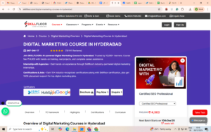 Skillfloor Digital Marketing course