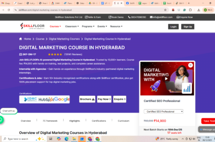 Skillfloor Digital Marketing course