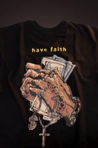 HAVE FAITH OVERSIZED T-SHIRT