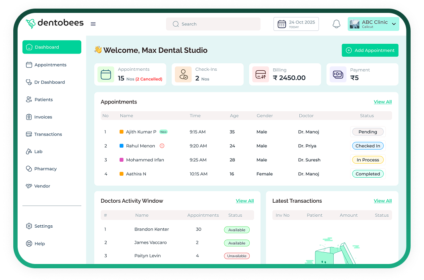 ERP Solution for dental clinics