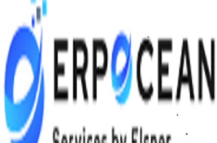 ERPOcean logo representing ERP, CRM, HRMS, and business software solutions