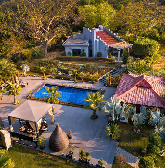 Resorts and villas in Chattarpur by Iraluxe