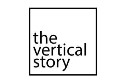 the vertical story logo
