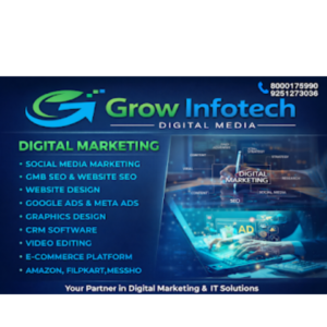 Grow infotech digital media-Best Digital Marketing Company in jaipur | SEO,SMO,Website | Meta & Google Ads