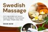 Swedish massage at lush spa