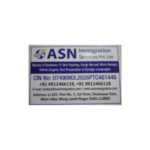 ASN Immigration Services Pvt Ltd