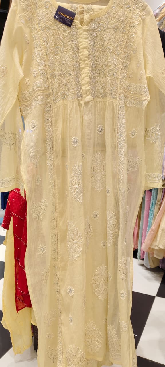 cotton-chikankari-kurti