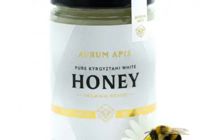 white honey jar