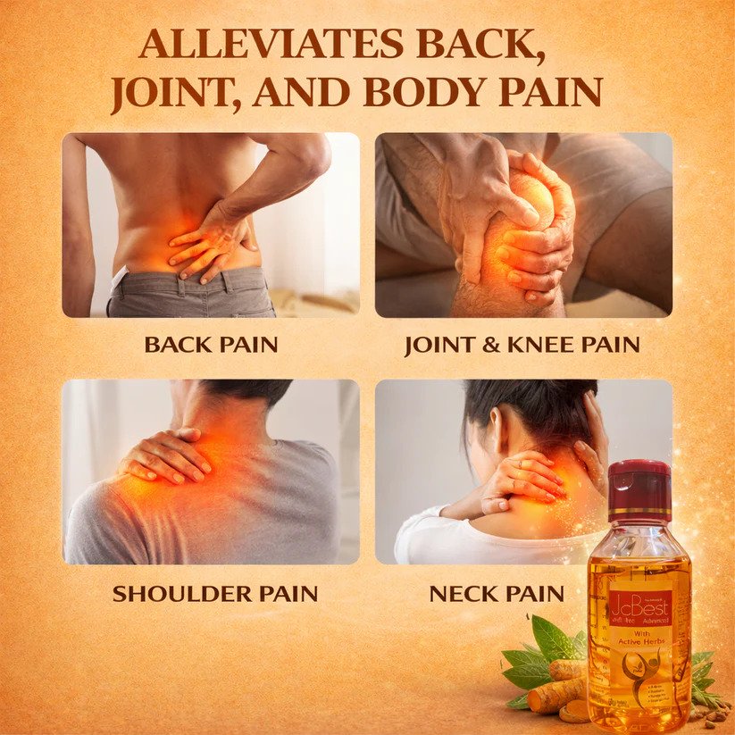 JC Best Ayurvedic pain relief oil for muscle pain, joint pain