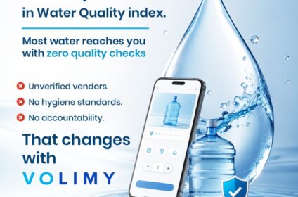Volimy water delivery app connecting users with verified water suppliers