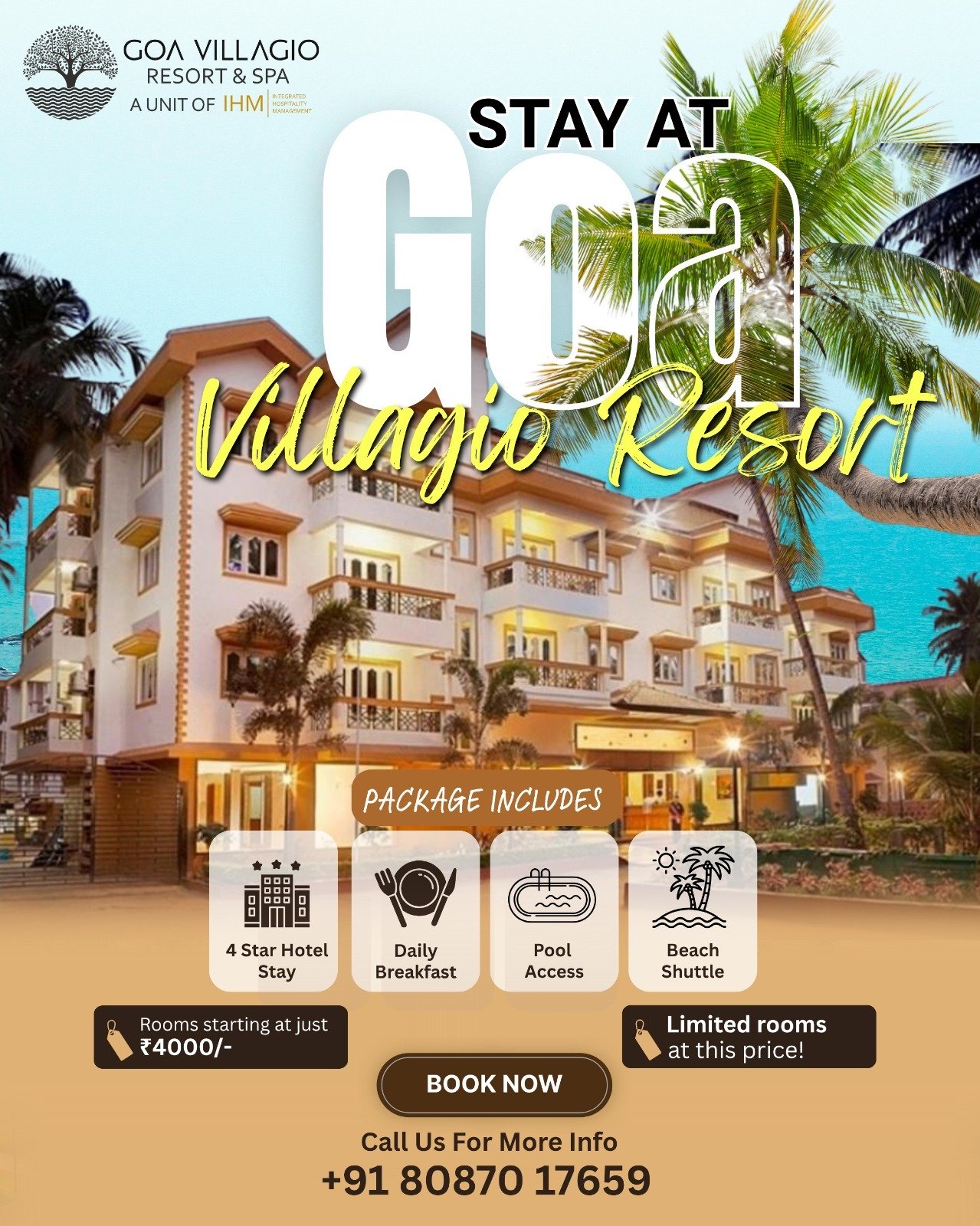 Goa Villagio Resort And Spa - Luxury Resort In South Goa