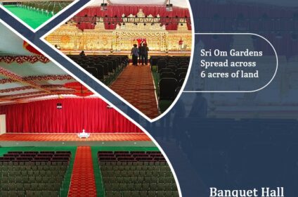 Elegant Wedding & Event Banquet Hall Near Medchal | Sri Om Gardens
