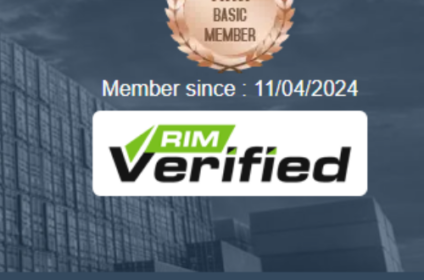 RIM Verified Certificate issued by RecycleInMe for verified scrap buyers, suppliers, traders, and recyclers.
