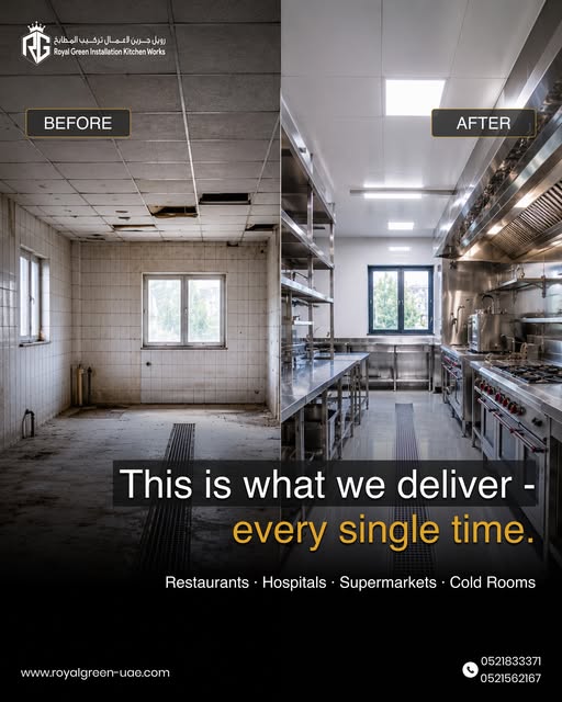 Royal Green Installation Kitchen Works