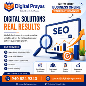 Grow Your Business With Digital Prayas | SEO Agency in Vadodara