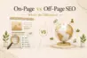 on page vs Off page
