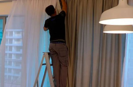 Curtains Fixing