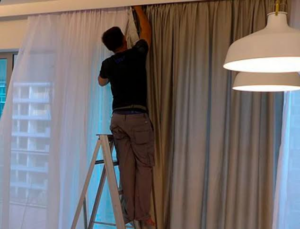 Curtains Fixing