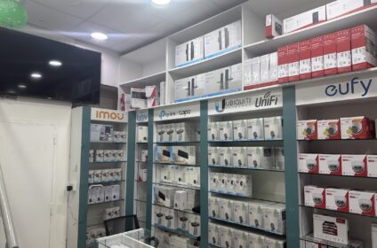 Professional CCTV camera installation project in Dubai
