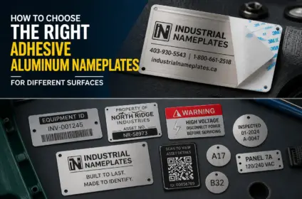 Adhesive Aluminum Nameplates