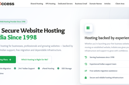 Indiaaccess Web Hosting
