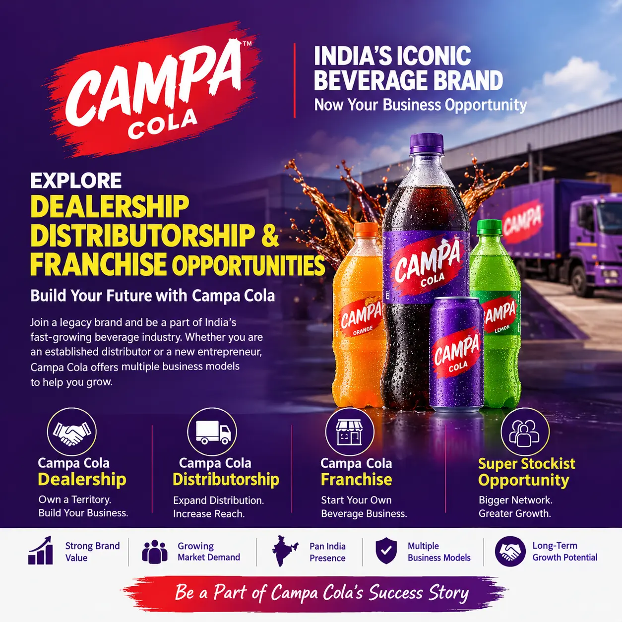 Campa Cola Dealership & Distributorship Apply