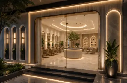 Space Craft Salon or Spa Interior Design