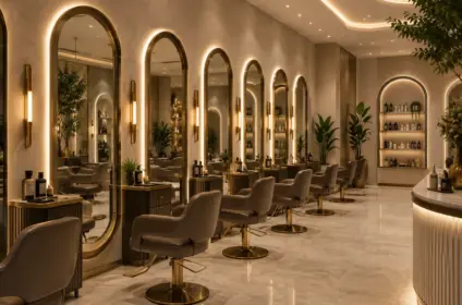 Space Craft Salon or Spa Interior Design